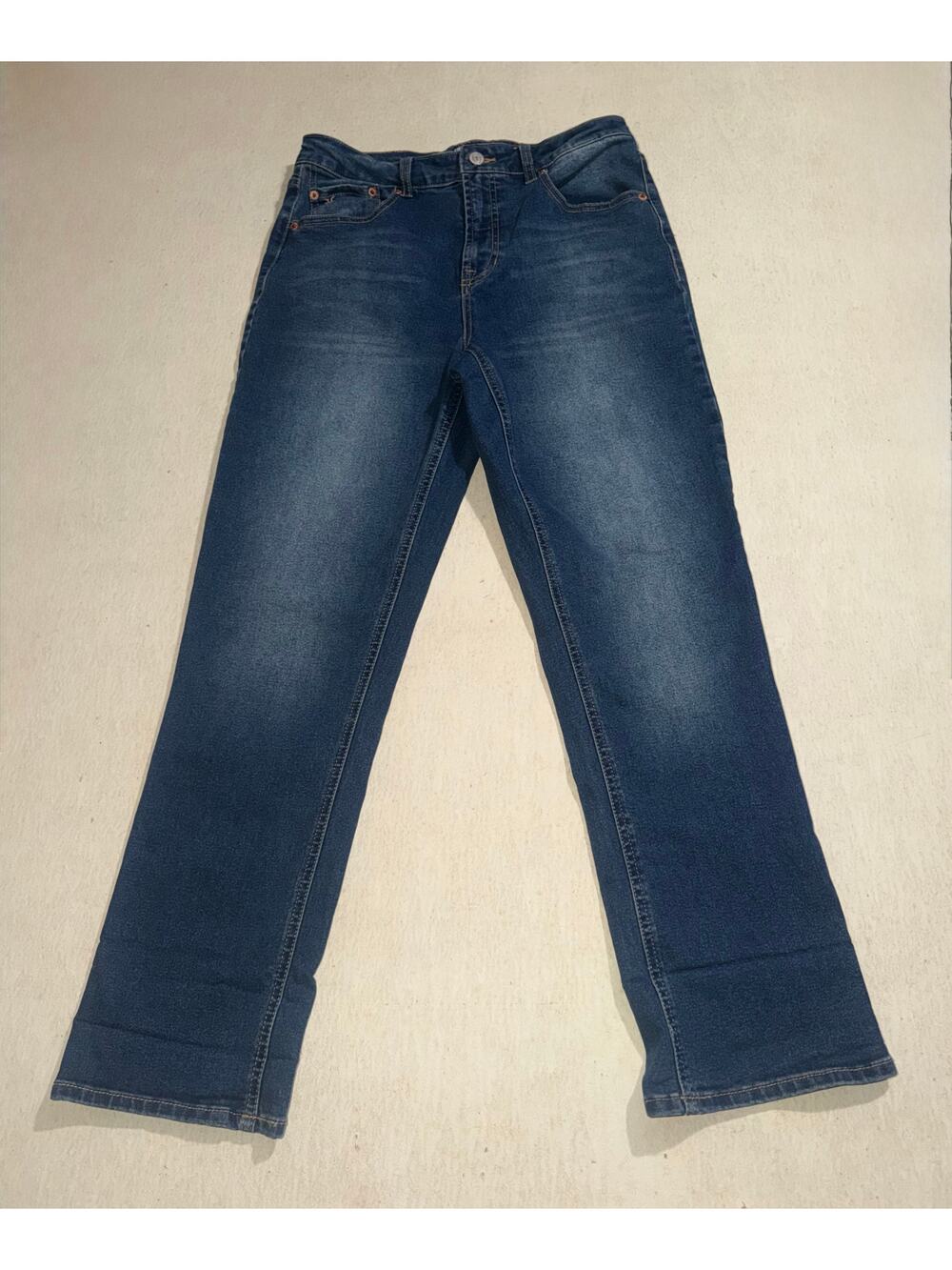 FRYE women’s high rise straight blue jeans